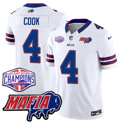 Men's Buffalo Bills 24/25 Jersey - Bills Mafia + AFC East Championship Patch