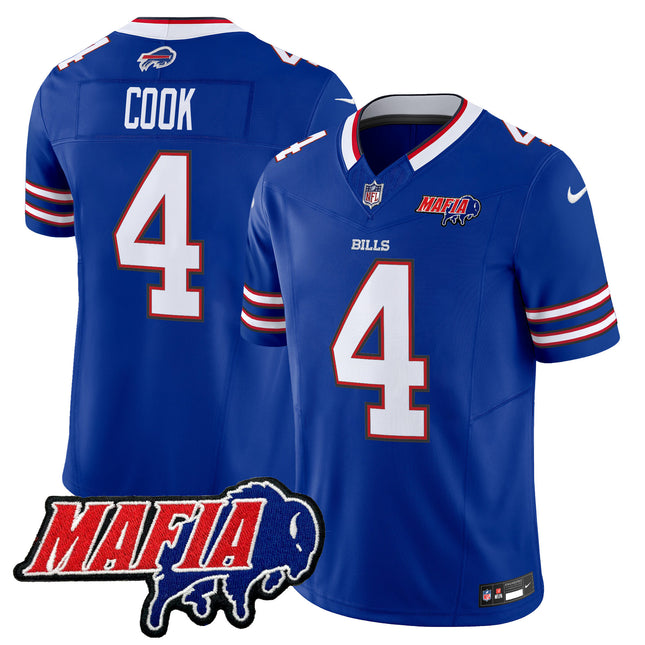 Men's Buffalo Bills 2024 Bills Mafia Patch Vapor Limited Jersey - All Stitched