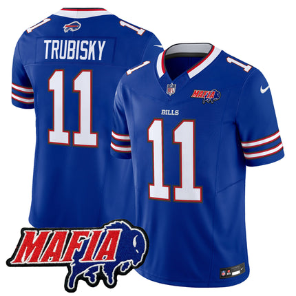 Men's Buffalo Bills 2024 Bills Mafia Patch Vapor Limited Jersey - All Stitched
