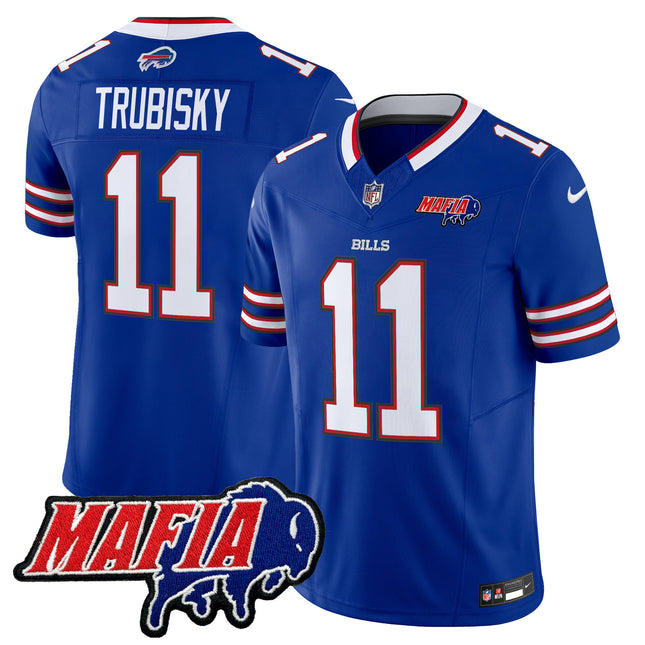 Men's Buffalo Bills 2024 Bills Mafia Patch Vapor Limited Jersey - All Stitched