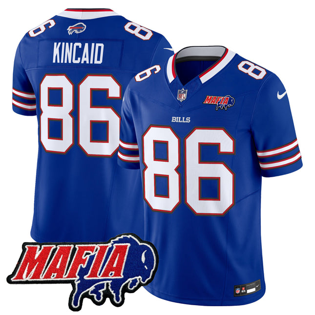 Men's Buffalo Bills 2024 Bills Mafia Patch Vapor Limited Jersey - All Stitched