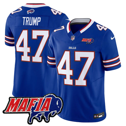 Men's Buffalo Bills 2024 Bills Mafia Patch Vapor Limited Jersey - All Stitched
