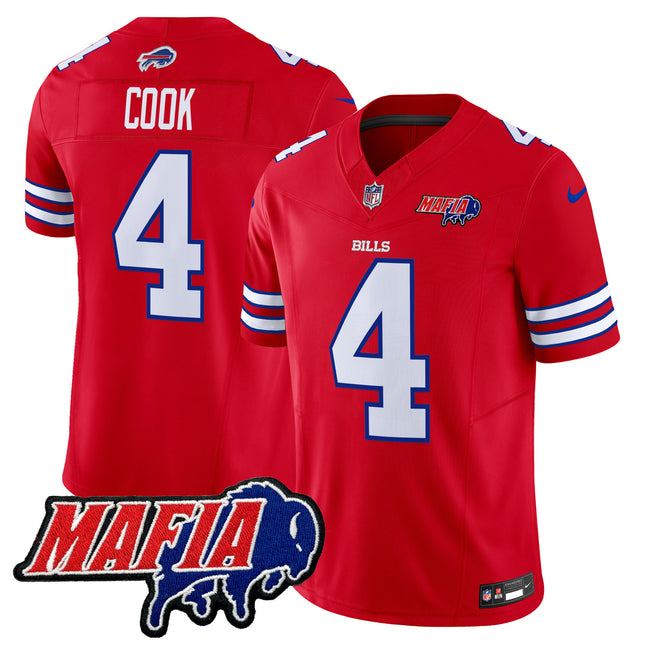 Men's Buffalo Bills 2024 Bills Mafia Patch Vapor Limited Jersey - All Stitched