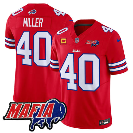 Men's Buffalo Bills 2024 Bills Mafia Patch Vapor Limited Jersey - All Stitched