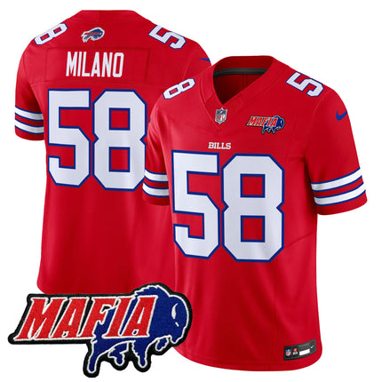 Men's Buffalo Bills 2024 Bills Mafia Patch Vapor Limited Jersey - All Stitched
