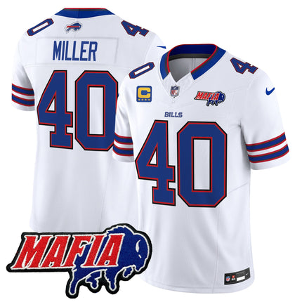 Men's Buffalo Bills 2024 Bills Mafia Patch Vapor Limited Jersey - All Stitched