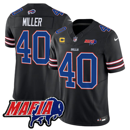 Men's Buffalo Bills 2024 Bills Mafia Patch Vapor Limited Jersey - All Stitched