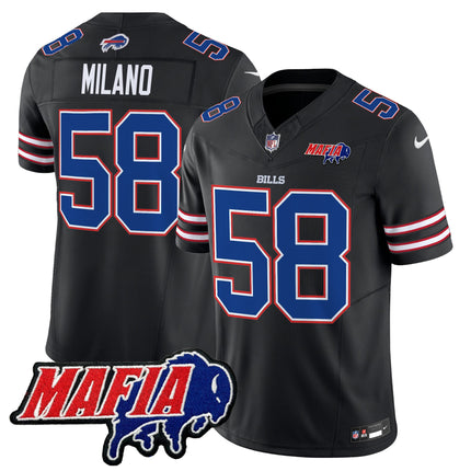 Men's Buffalo Bills 2024 Bills Mafia Patch Vapor Limited Jersey - All Stitched
