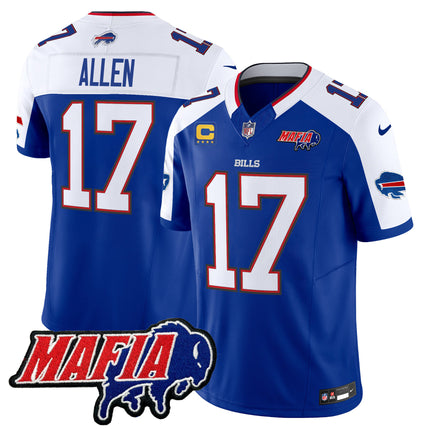 Men's Buffalo Bills 2024 Bills Mafia Patch Vapor Limited Jersey - All Stitched