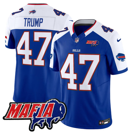 Men's Buffalo Bills 2024 Bills Mafia Patch Vapor Limited Jersey - All Stitched