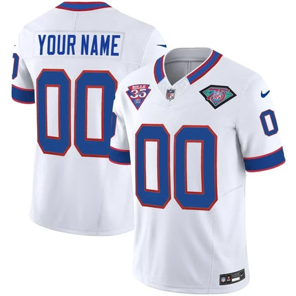 Buffalo Bills 1994 Throwback Vapor Custom Jersey - All Stitched