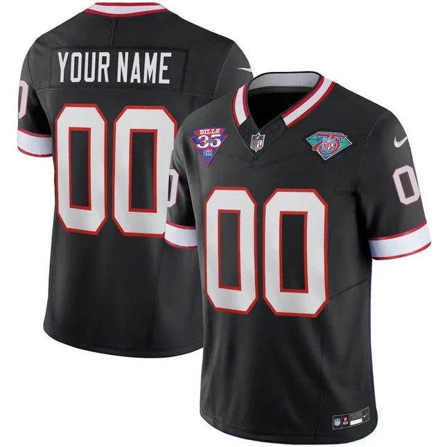 Buffalo Bills 1994 Throwback Vapor Custom Jersey - All Stitched
