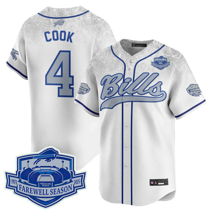 Buffalo Bills 2025 Baseball Jersey All Stitched - Farewell to Highmark Stadium