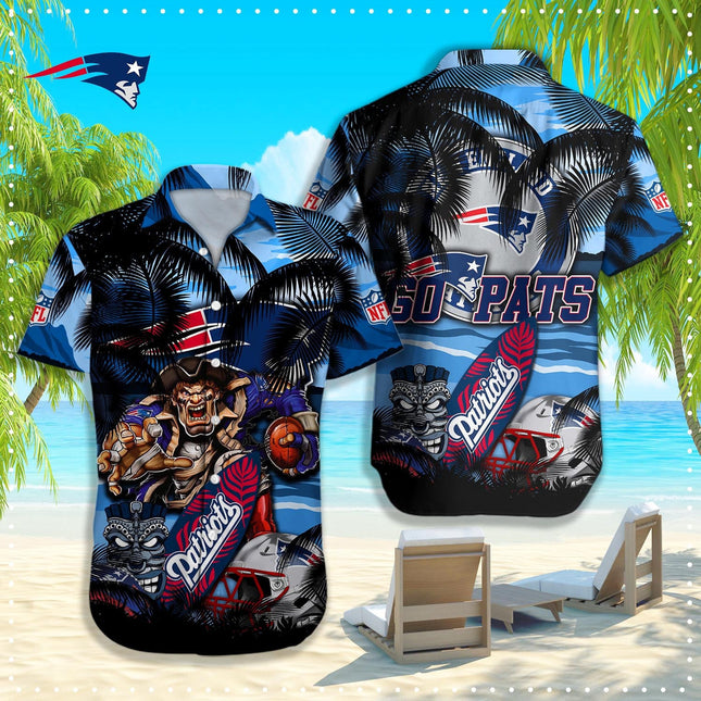 New England Patriots NFL-Hawaiian shirt Q-48184
