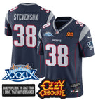 Navy Blue / Rhamondre Stevenson - 38 / S