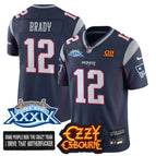 Navy Blue / Tom Brady - 12 / S