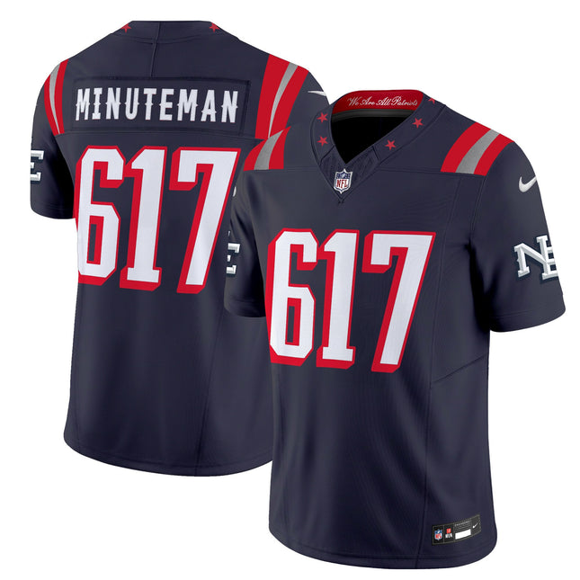 Men's New England Patriots 2025 "Rivalries" Vapor Limited Jersey - All Stitched