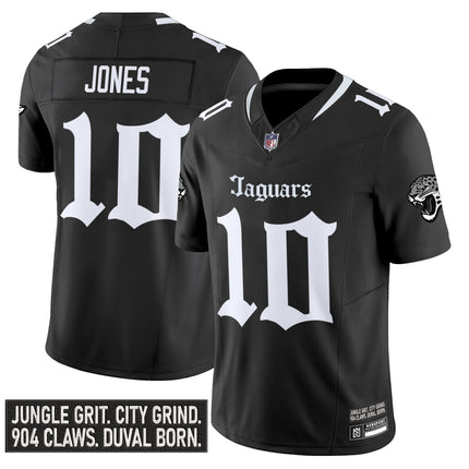Men's Jacksonville Jaguars 'Gothic Duvall Shadows Edition' Vapor Jersey - All Stitched