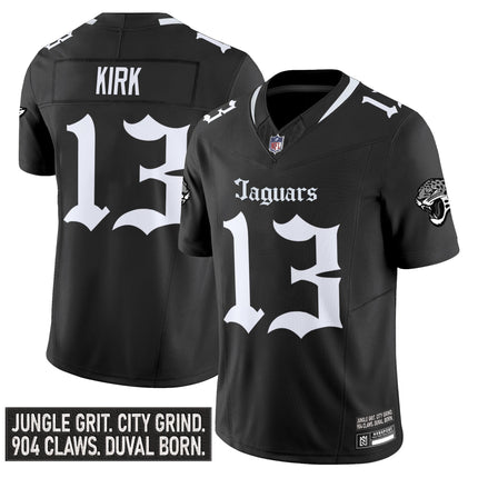 Men's Jacksonville Jaguars 'Gothic Duvall Shadows Edition' Vapor Jersey - All Stitched