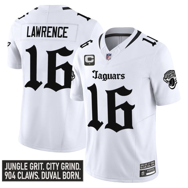 Men's Jacksonville Jaguars 'Gothic Duvall Shadows Edition' Vapor Jersey - All Stitched