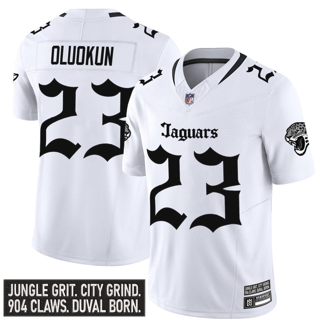 Men's Jacksonville Jaguars 'Gothic Duvall Shadows Edition' Vapor Jersey - All Stitched