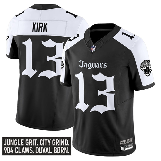 Men's Jacksonville Jaguars 'Gothic Duvall Shadows Edition' Vapor Jersey - All Stitched