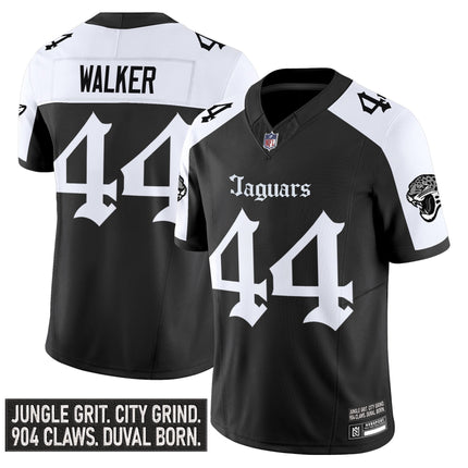 Men's Jacksonville Jaguars 'Gothic Duvall Shadows Edition' Vapor Jersey - All Stitched