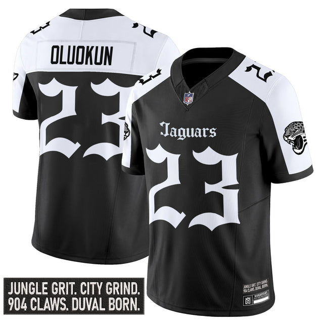 Men's Jacksonville Jaguars 'Gothic Duvall Shadows Edition' Vapor Jersey - All Stitched