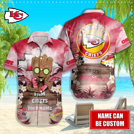 Kansas City Chiefs NFL-Hawaiian shirt custom Q-48112