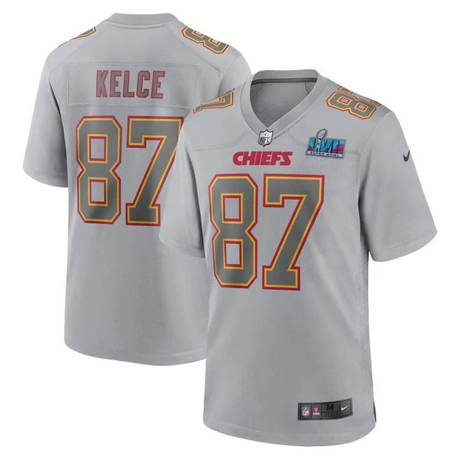 Kansas City Chiefs Gray Atmosphere Fashion Game Jersey - All Stitched