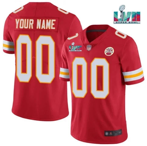 Kansas City Chiefs Players Limited Custom Jersey - Super Bowl LVII Patch