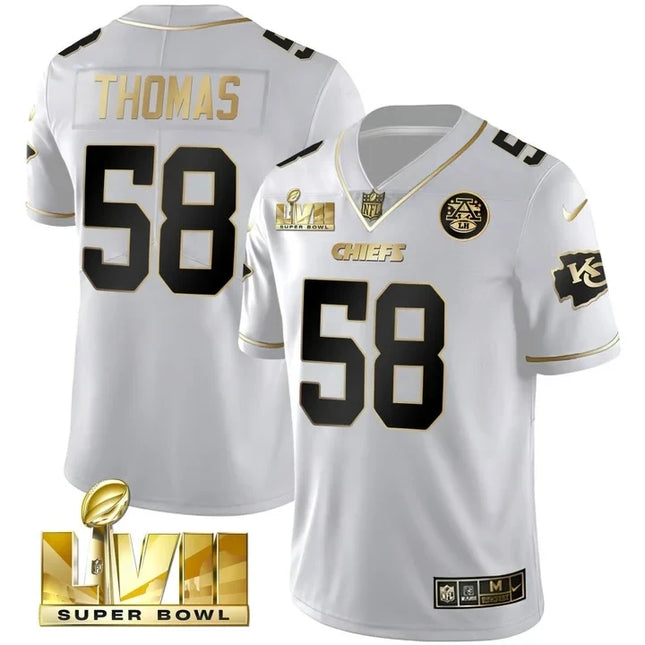 Men's Kansas City Chiefs Super Bowl Vapor Limited Jersey - All Stitched
