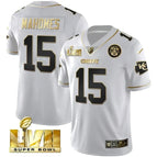 Patrick Mahomes / White Gold / S
