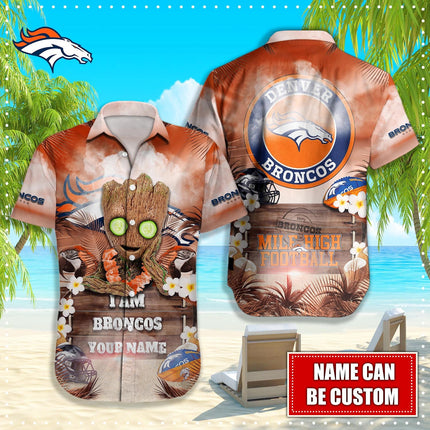 Denver Broncos NFL-Hawaiian shirt custom Q-48112