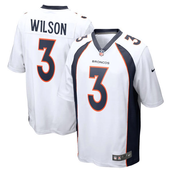 Men's Russell Wilson #3 Denver Broncos Jersey ??? All Stitched