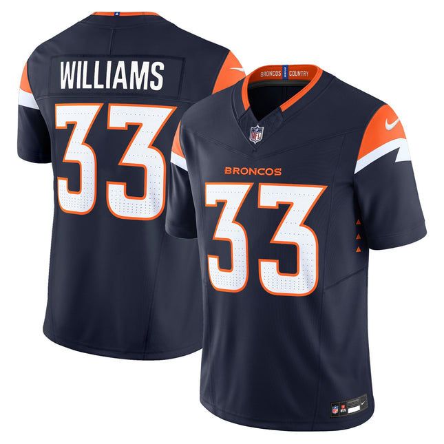 Men's Denver Broncos 2024 Vapor Limited Jersey - All Stitched