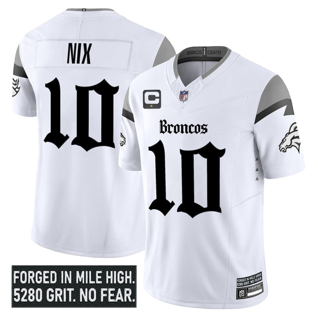 Men's Denver Broncos 'Gothic Mile High Shadows Edition' Vapor Limited Jersey - All Stitched