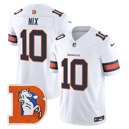 Men's Denver Broncos Throwback Vapor Limited Jersey V2 - All Stitched