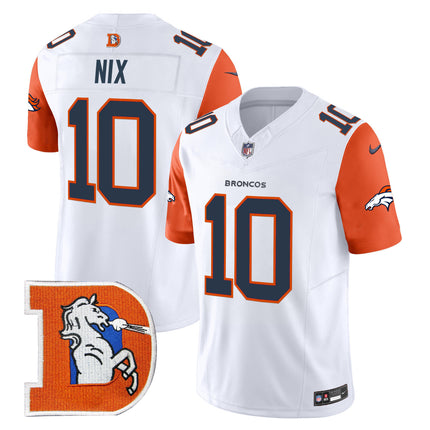 Men's Denver Broncos Throwback Vapor Limited Jersey V2 - All Stitched