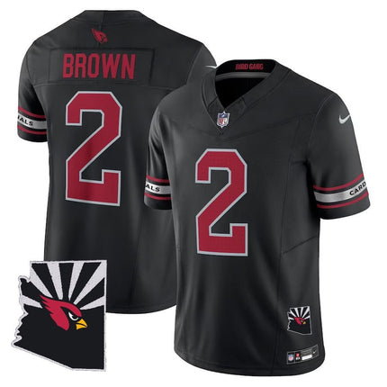 Men's Arizona Cardinals Black Vapor F.U.S.E. Limited Jersey - Arizona Map
