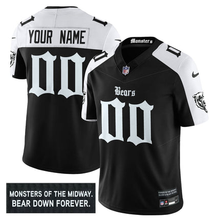 Men's Chicago Bears 'Gothic Monsters Edition' Vapor Limited Jersey - All Stitched