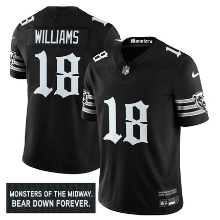 Men's Chicago Bears 'Gothic Monsters Edition' Vapor Limited Jersey - All Stitched