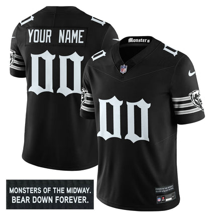 Men's Chicago Bears 'Gothic Monsters Edition' Vapor Limited Jersey - All Stitched