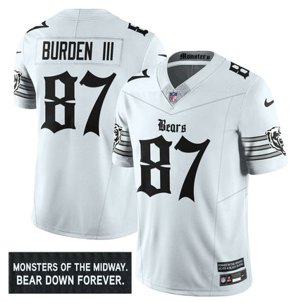Men's Chicago Bears 'Gothic Monsters Edition' Vapor Limited Jersey - All Stitched