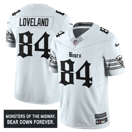 Men's Chicago Bears 'Gothic Monsters Edition' Vapor Limited Jersey - All Stitched