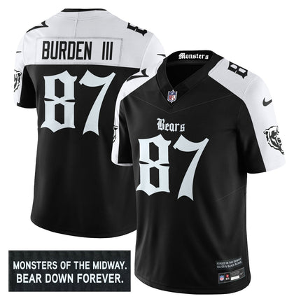 Men's Chicago Bears 'Gothic Monsters Edition' Vapor Limited Jersey - All Stitched