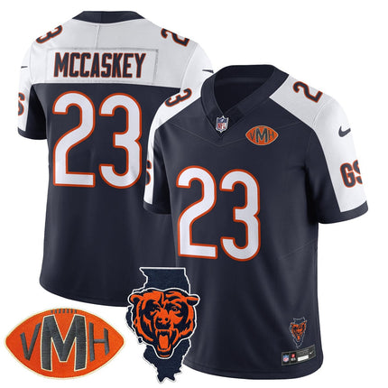 Custom Chicago Bears Honor Virginia Halas McCaskey Jersey - All Stitched