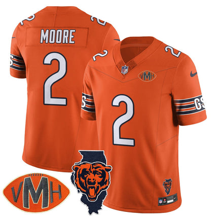 Custom Chicago Bears Honor Virginia Halas McCaskey Jersey - All Stitched
