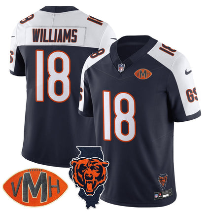 Custom Chicago Bears Honor Virginia Halas McCaskey Jersey - All Stitched