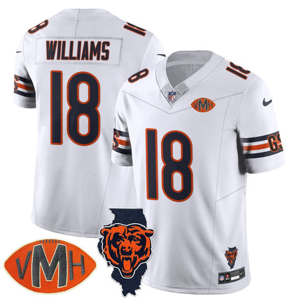 Custom Chicago Bears Honor Virginia Halas McCaskey Jersey - All Stitched